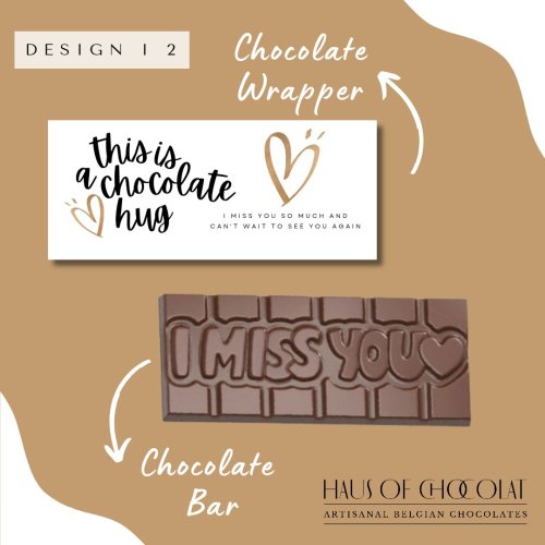 I Miss You Chocolate Bar