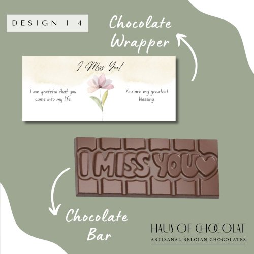 I Miss You Chocolate Bar