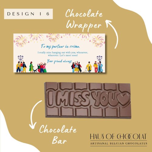 I Miss You Chocolate Bar