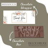 Thank You Chocolate Bar