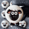 Eid Moo-Barak chocolate sheep filled with caramel