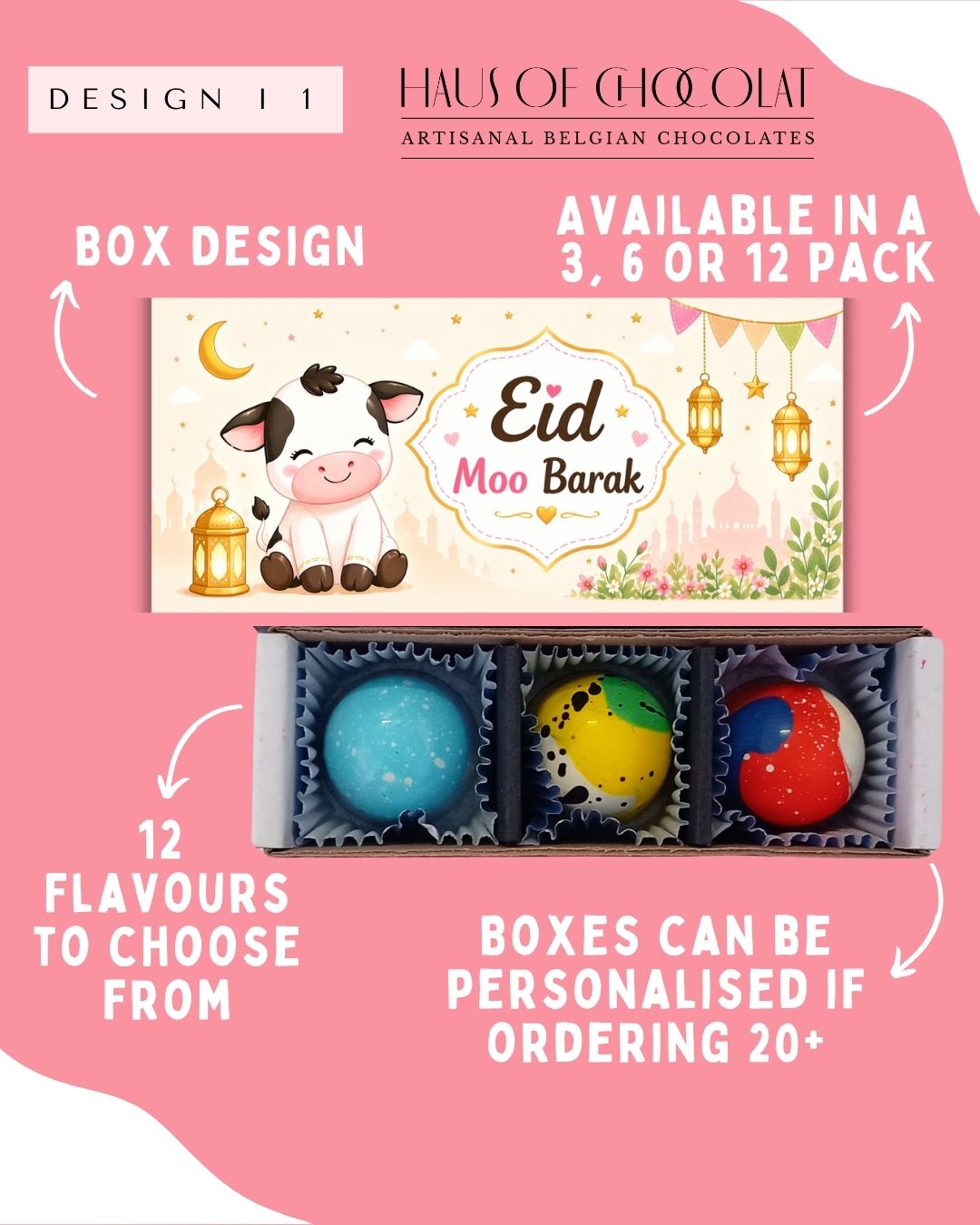 Eid Bonbon Box (3 Piece)