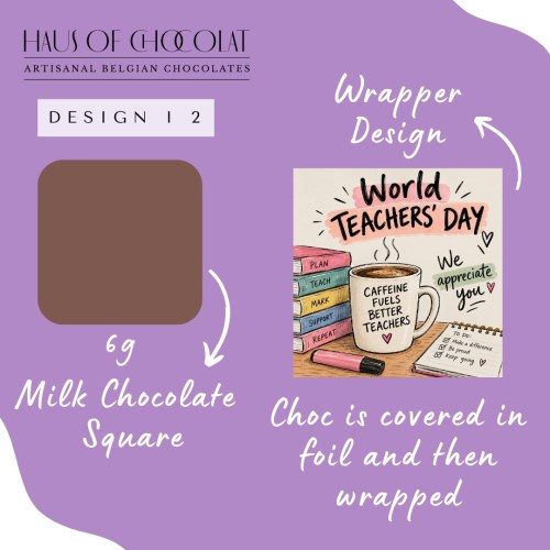 Mini Chocolate Squares – Teachers' Day