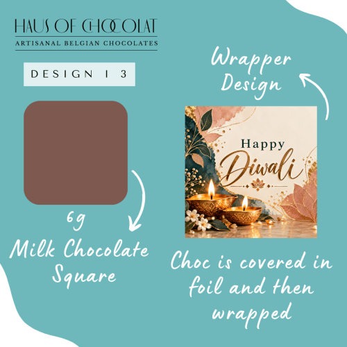 3 Mini Chocolate Squares – Diwali