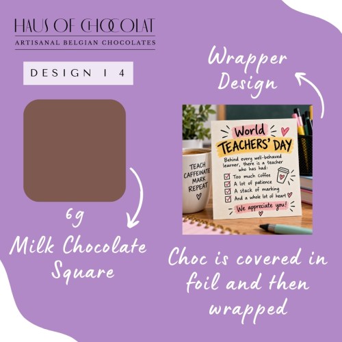 Mini Chocolate Squares – Teachers' Day
